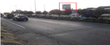 Advertising on Hoarding in Benz Circle  57713