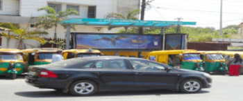 Advertising on Bus Shelter in Raj Mohalla  43751