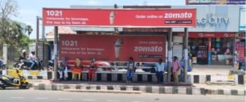 Advertising on Bus Shelter in Karapakkam 63374
