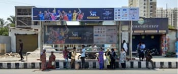 Advertising on Bus Shelter in Karapakkam 63354