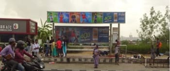 Advertising on Bus Shelter in Semmancheri 63342