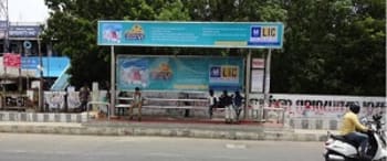 Advertising on Bus Shelter in Semmancheri 63343