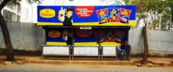 Advertising on Bus Shelter in Kandivali East  63682