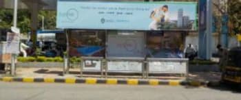 Advertising on Bus Shelter in Colaba  63420