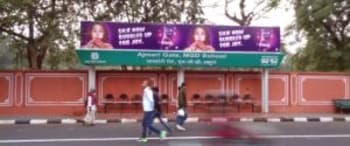 Advertising on Bus Shelter in Ashok Nagar  67328