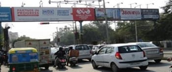 Advertising on Hoarding in New Industrial Town  76592