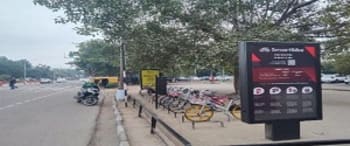 Advertising in Bicycle Shelters - Sukhna Lake, Sukhna lake Parking  Chandigarh