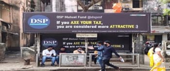 Advertising on Bus Shelter in Lower Parel  80934