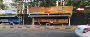 Advertising on Bus Shelter in Jubilee Hills  81173