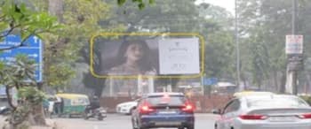 Advertising on Hoarding in Kamla Nagar