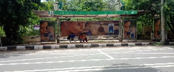 Advertising on Bus Shelter in Vasant Vihar  83396