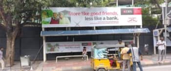 Advertising on Bus Shelter in Jubilee Hills  83430
