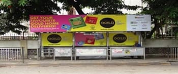 Advertising on Bus Shelter in Borivali West