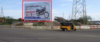 Advertising on Hoarding in Tuticorin Beach Road Salt Pans  87992