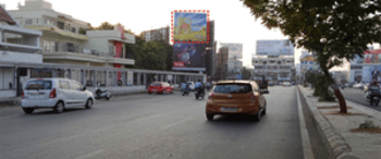 Advertising on Hoarding in Karelibagh 90416