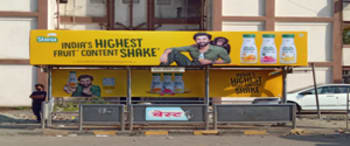 Advertising on Bus Shelter in Mahim  91298