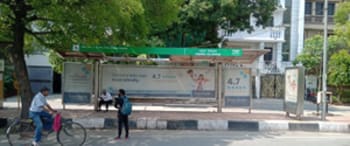 Advertising on Bus Shelter in Anand Vihar  83418