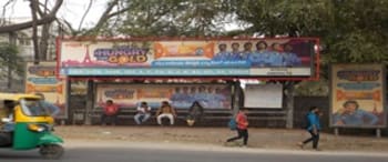 Advertising on Bus Shelter in Neelasandra 30628