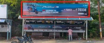 Advertising on Bus Shelter in Amberpet 96252