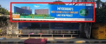 Advertising on Bus Shelter in Moosapet 96308
