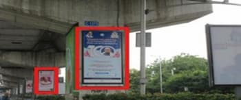 Advertising on Metro Pillar in Hyderabad 96460