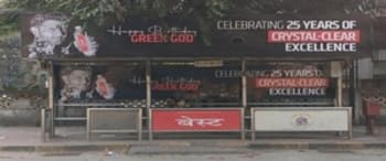 Advertising on Bus Shelter in Bandra West 98032