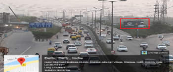 Advertising on Hoarding in Bhalswa 99896