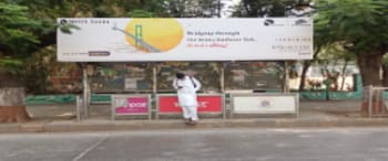 Advertising on Bus Shelter in Dadar 101623