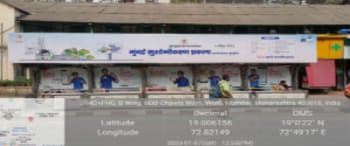 Advertising on Bus Shelter in Worli 101868
