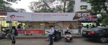 Advertising on Bus Shelter in Lower Parel 101912