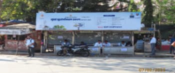 Advertising on Bus Shelter in Churchgate 102217