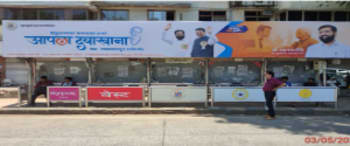 Advertising on Bus Shelter in Churchgate 102251