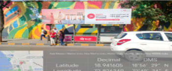 Advertising on Bus Shelter in Marine Lines 102261