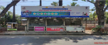 Advertising on Bus Shelter in Marine Lines 102280