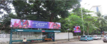 Advertising on Bus Shelter in Churchgate 103789