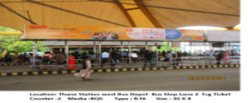 Advertising on Bus Shelter in Thane West 107547