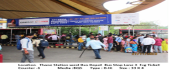 Advertising on Bus Shelter in Thane West 107554