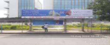 Advertising on Bus Shelter in Airoli 107696