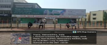 Advertising on Bus Shelter in Airoli 107903