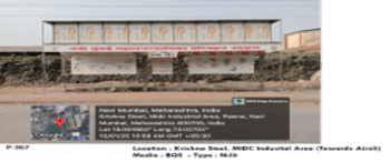 Advertising on Bus Shelter in Pawne 107980