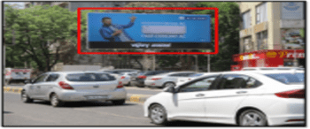Advertising on Hoarding in Satellite 112476