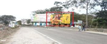 Advertising on Hoarding in Simulbari Tea Garden 60563