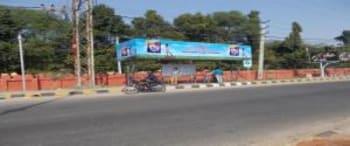 Advertising on Bus Shelter in Golconda Fort 60930