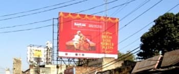 Advertising on Hoarding in Alambagh  55114