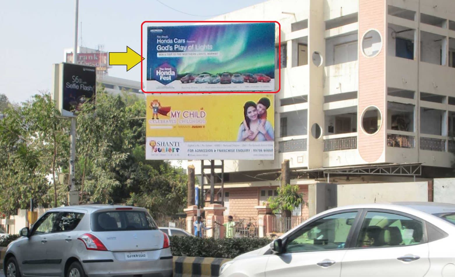 Hoarding in Ahmedabad 80229 Advertising Rates