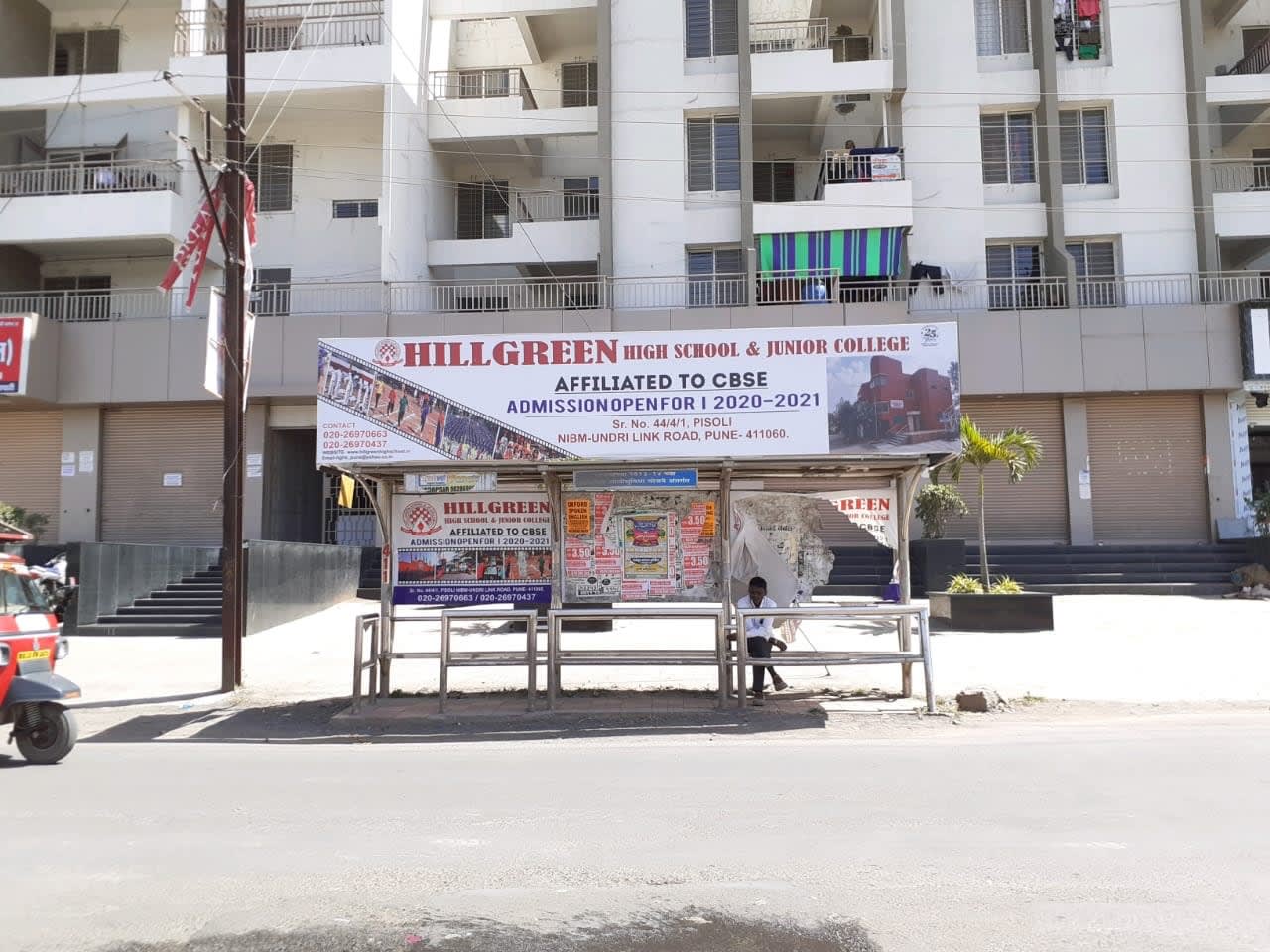 Bus Shelter in Hadapsar 54535 Advertising Rates